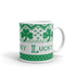Shamrock Fair Isle Mug for Knitters, Knitting Mug, Knitter Gift, St. Patrick's Day Mug